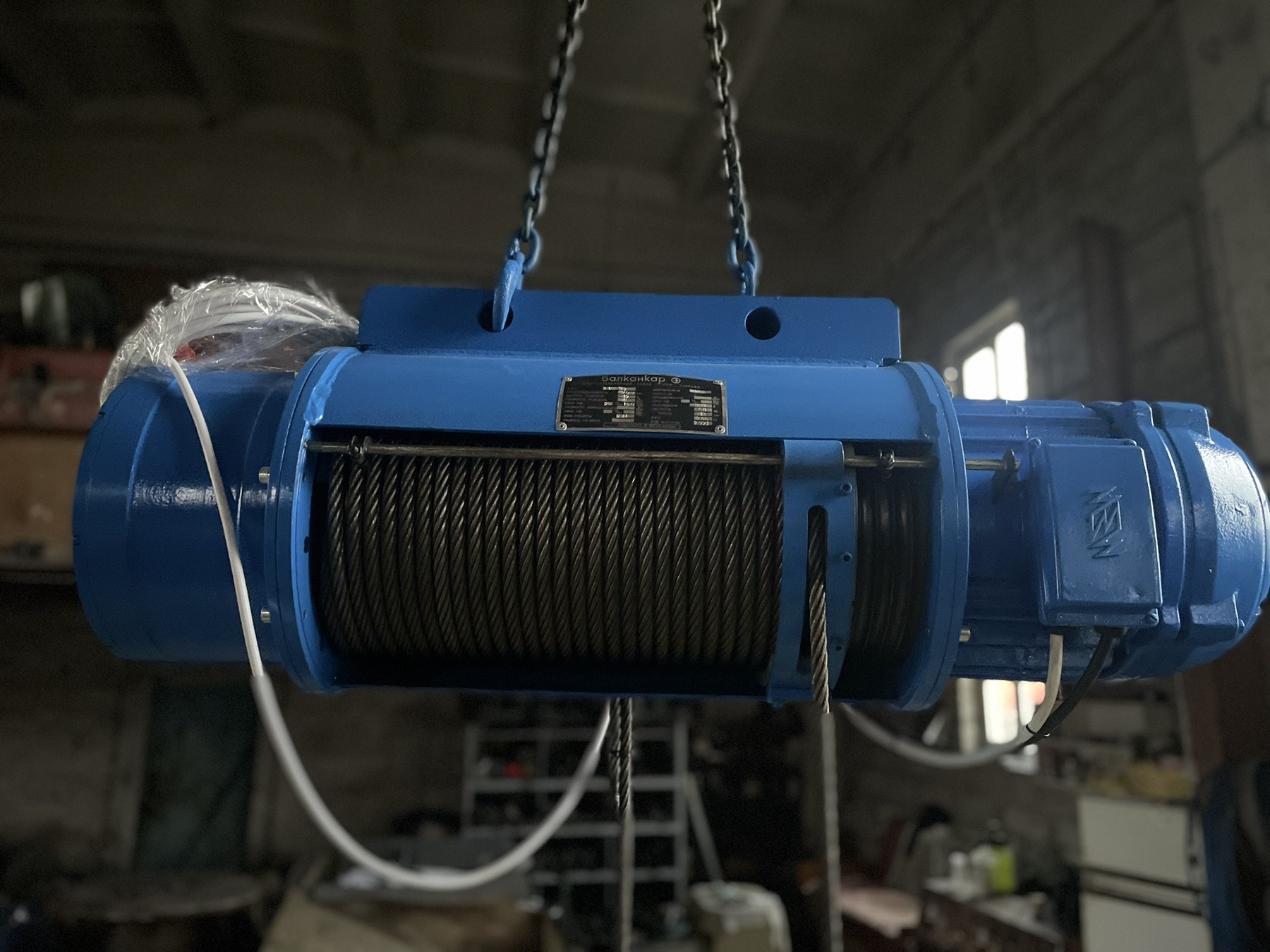 Тельфер 0,5 тонн підйом 6м стаціонарний Болгарський